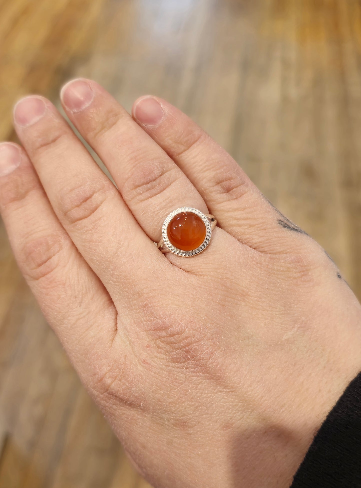 Bague Cornaline