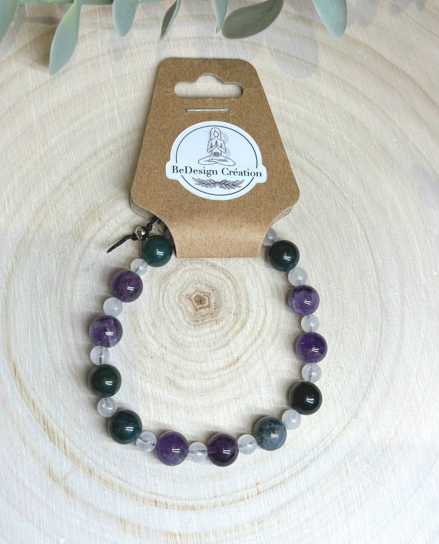Bracelet avec pierres - création unique