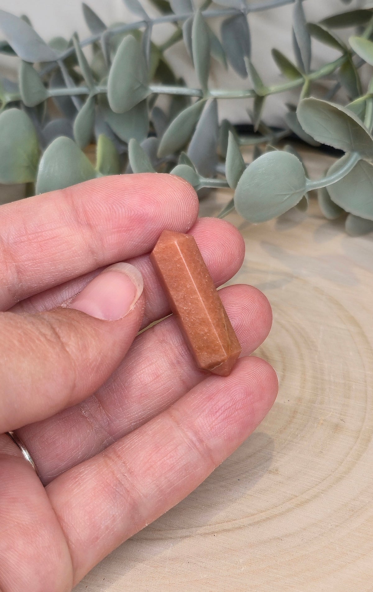 Mini Double Pointe en Aventurine rouge
