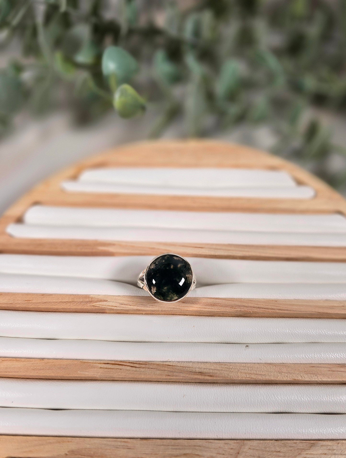 Bague Agate mousse