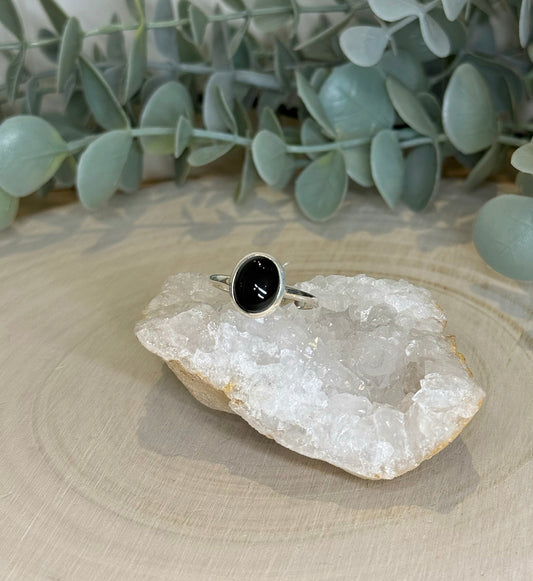 Bague Onyx ovale