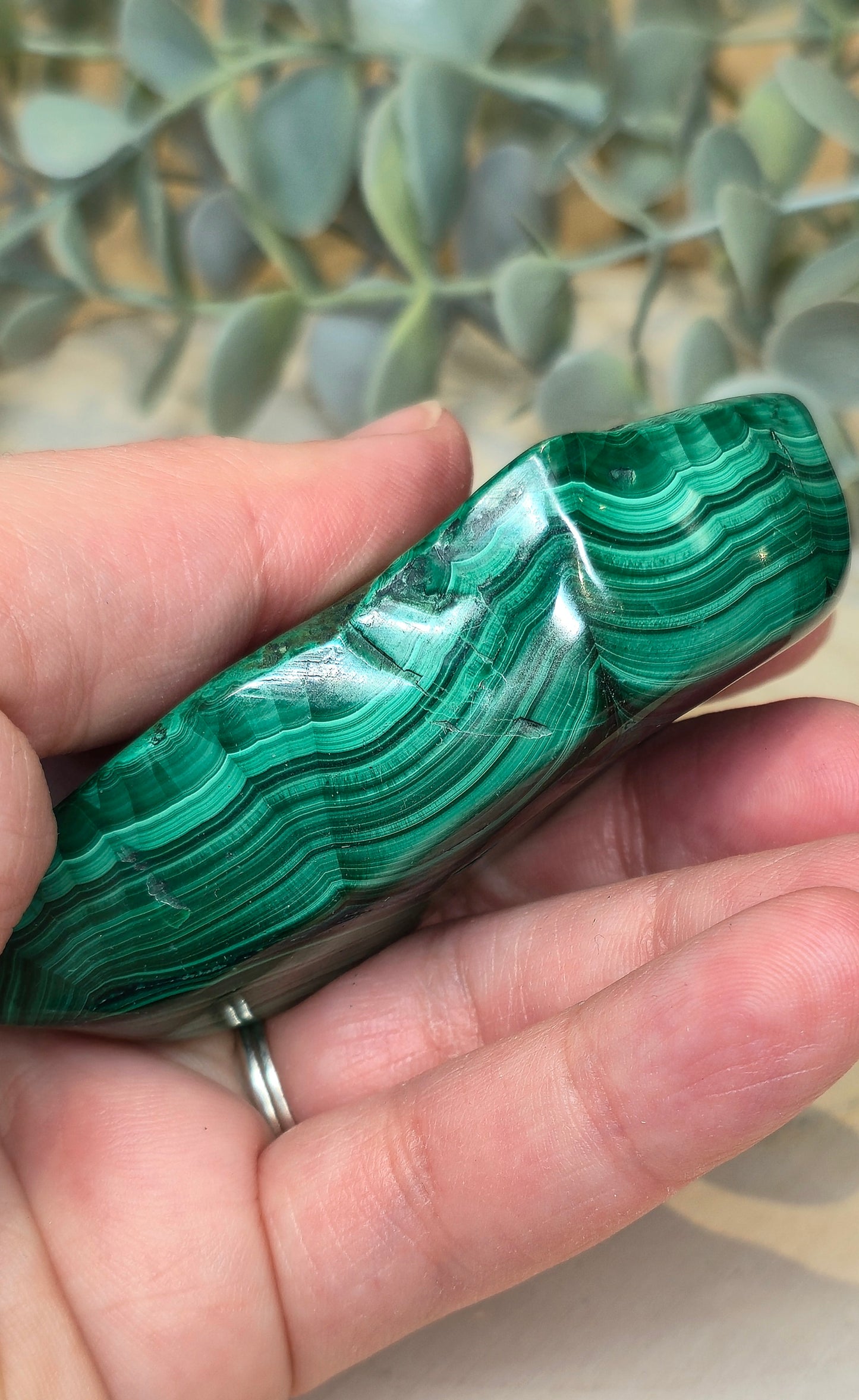 Freeform Malachite