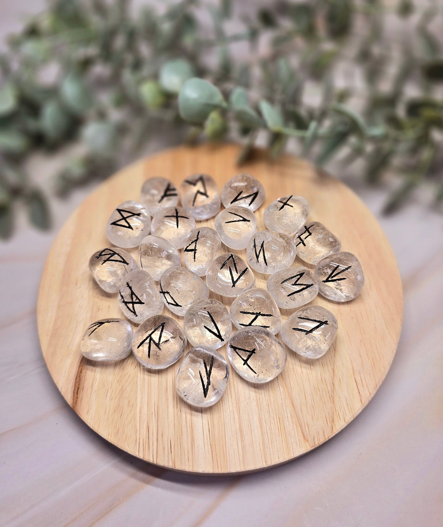 Runes en Quartz clair