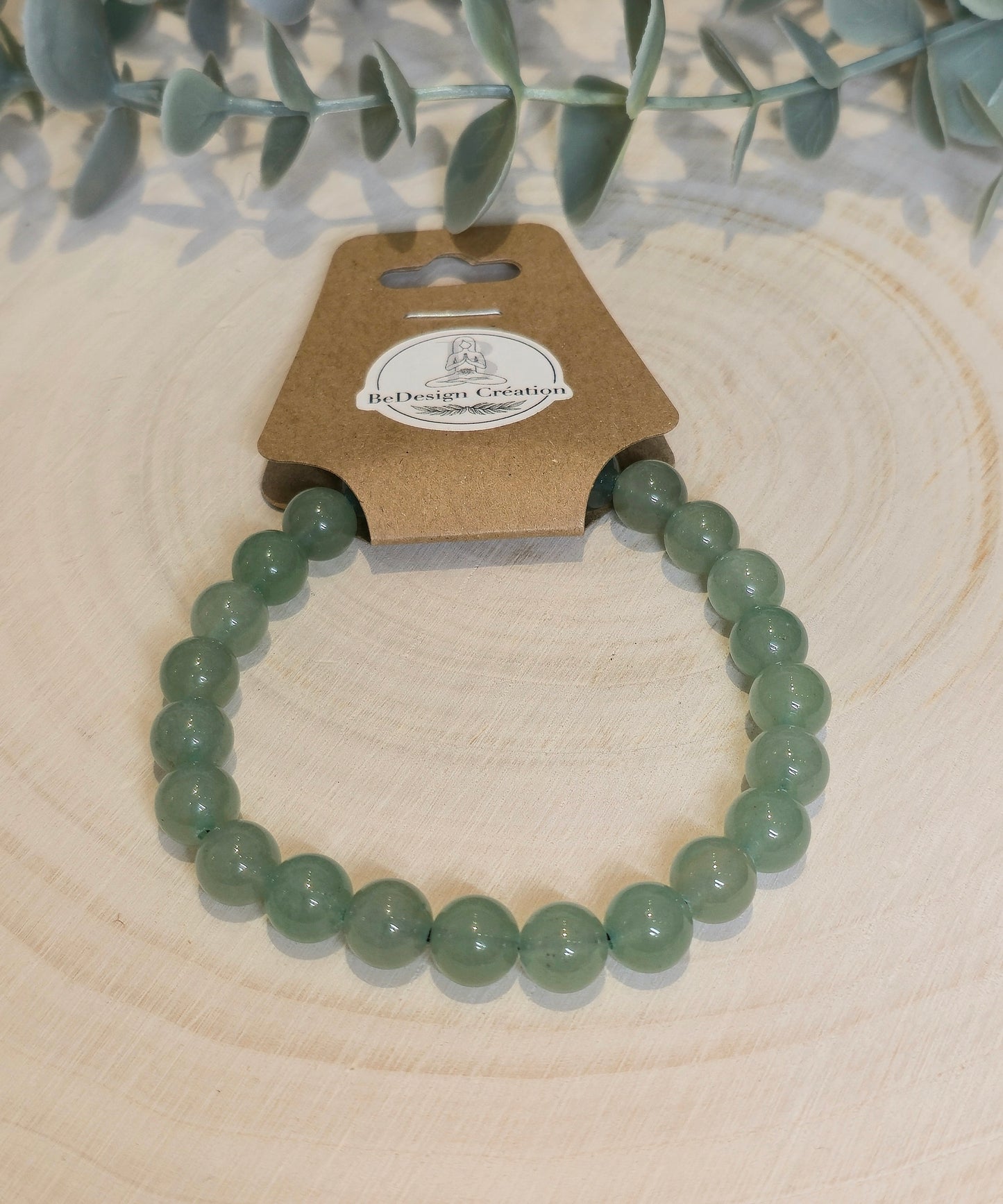 Bracelet Aventurine verte 8mm