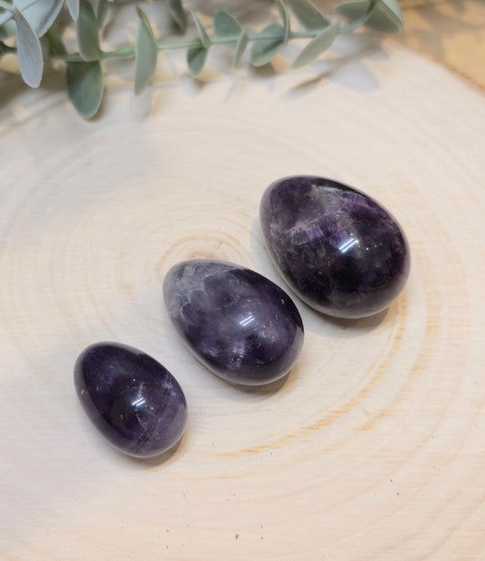 Oeuf de Yoni en Améthyste