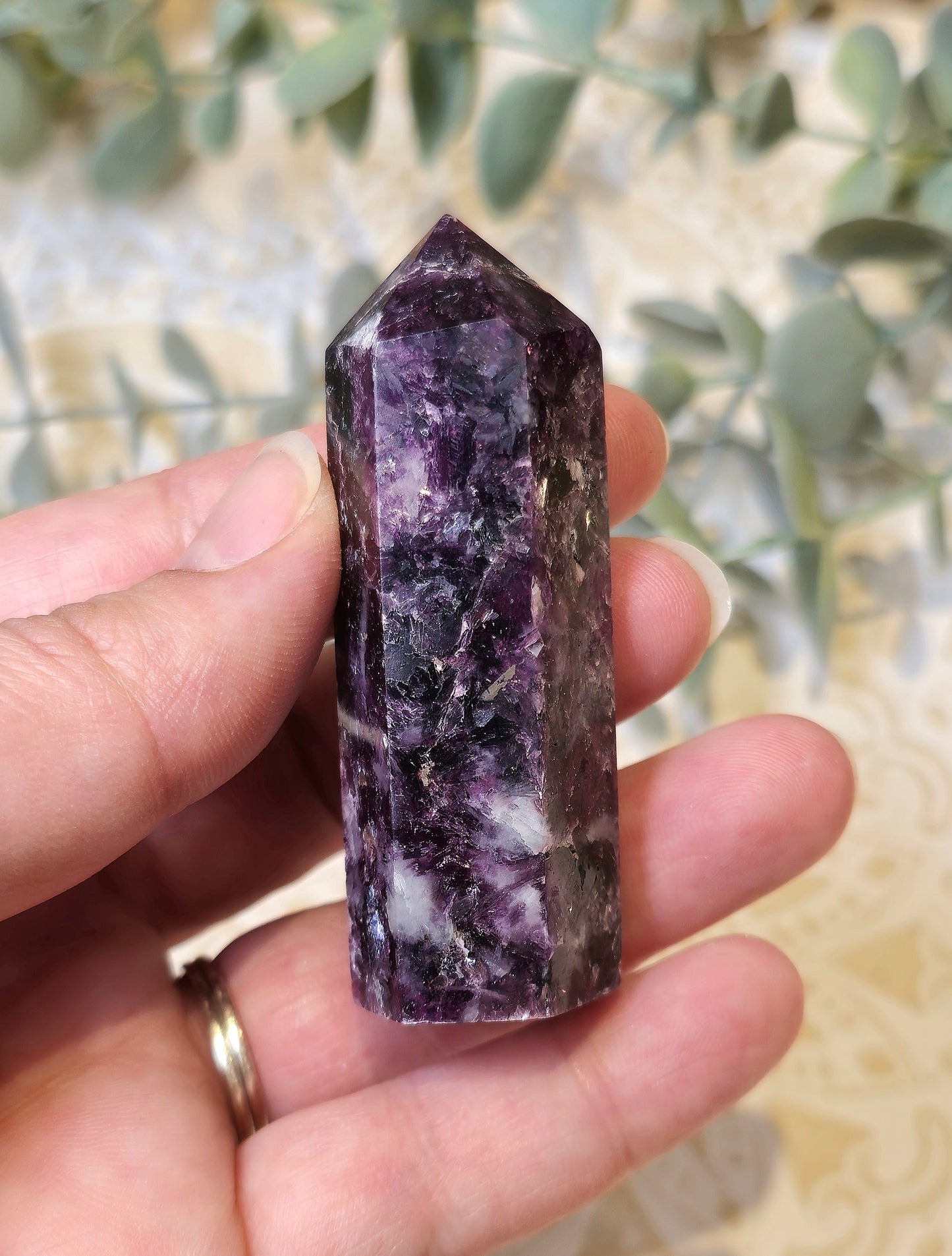 Pointe Mica mauve