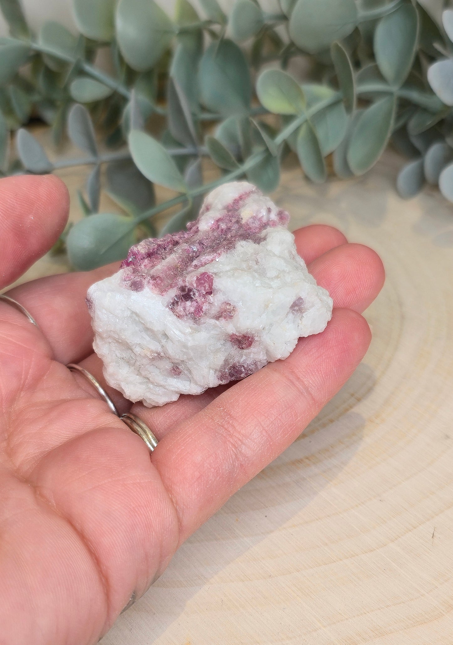 Tourmaline rose brute du Brésil