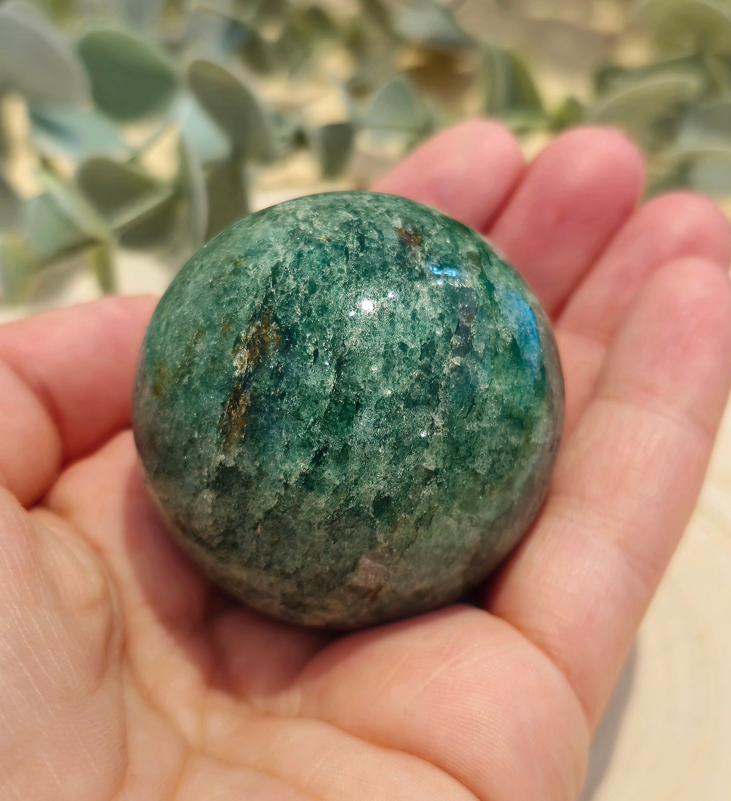 Sphère Quartz vert