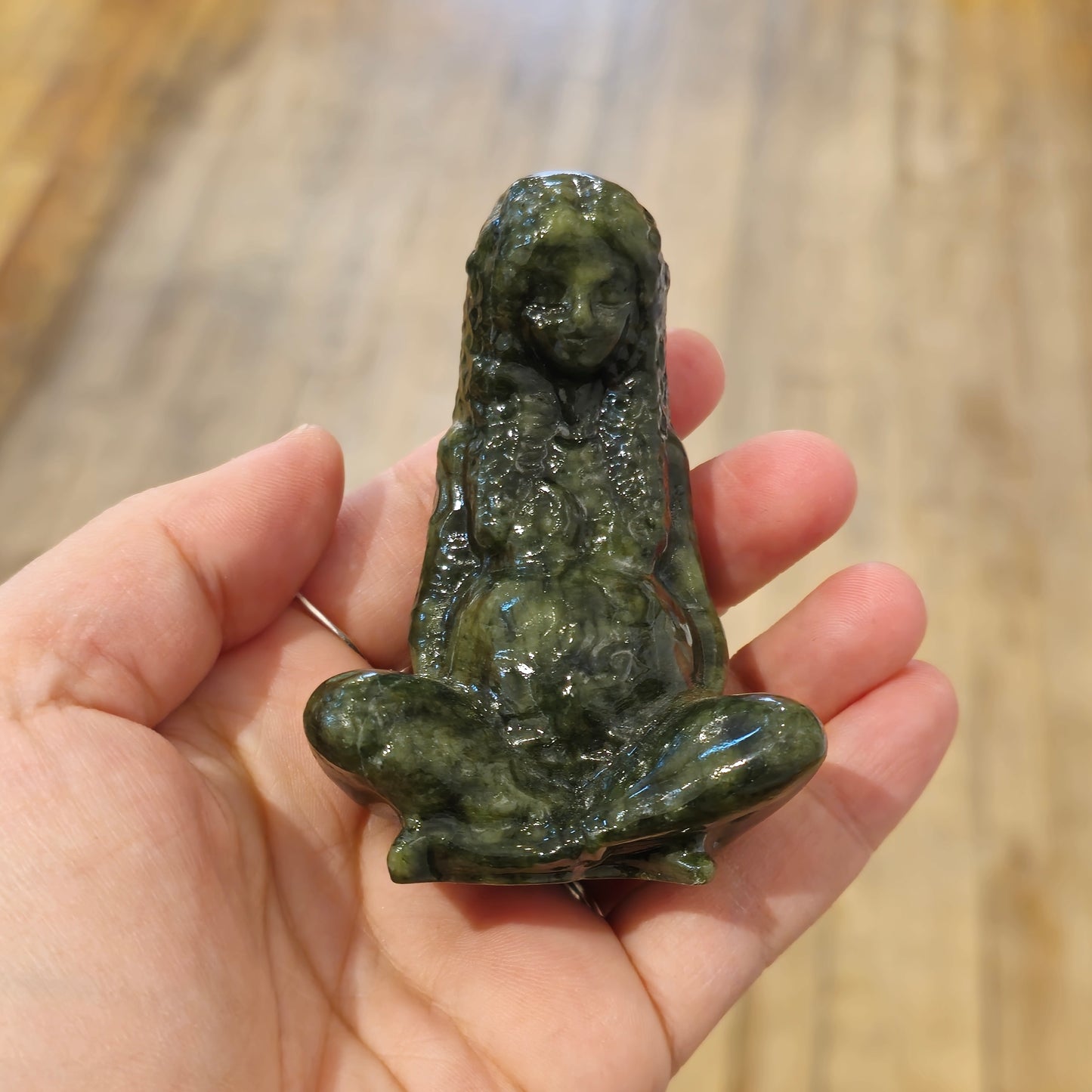 Gaïa - Mère Terre - Jade vert