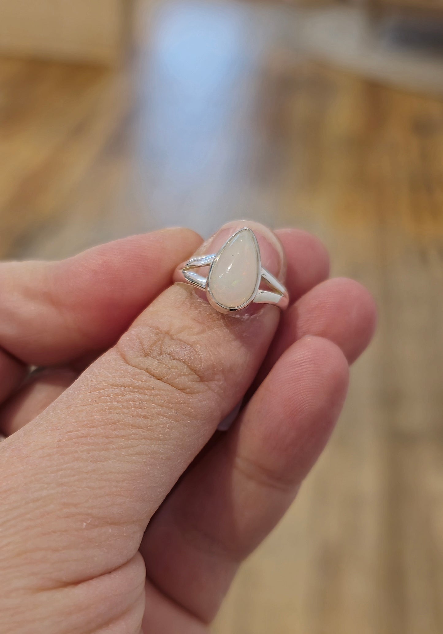 Bague Opale d'Éthiopie