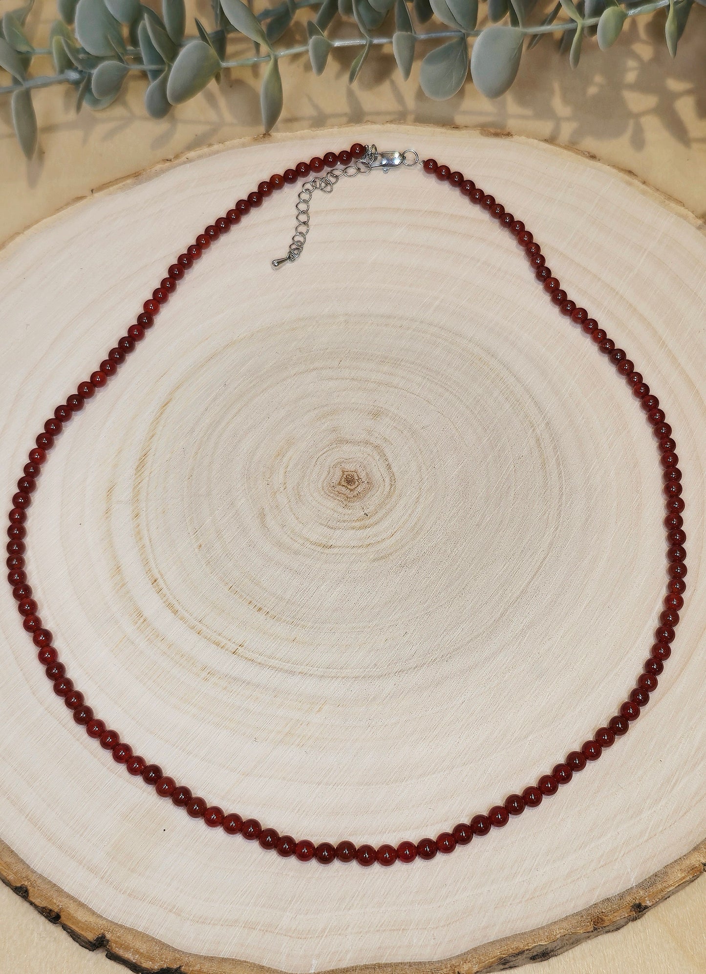 Collier Cornaline