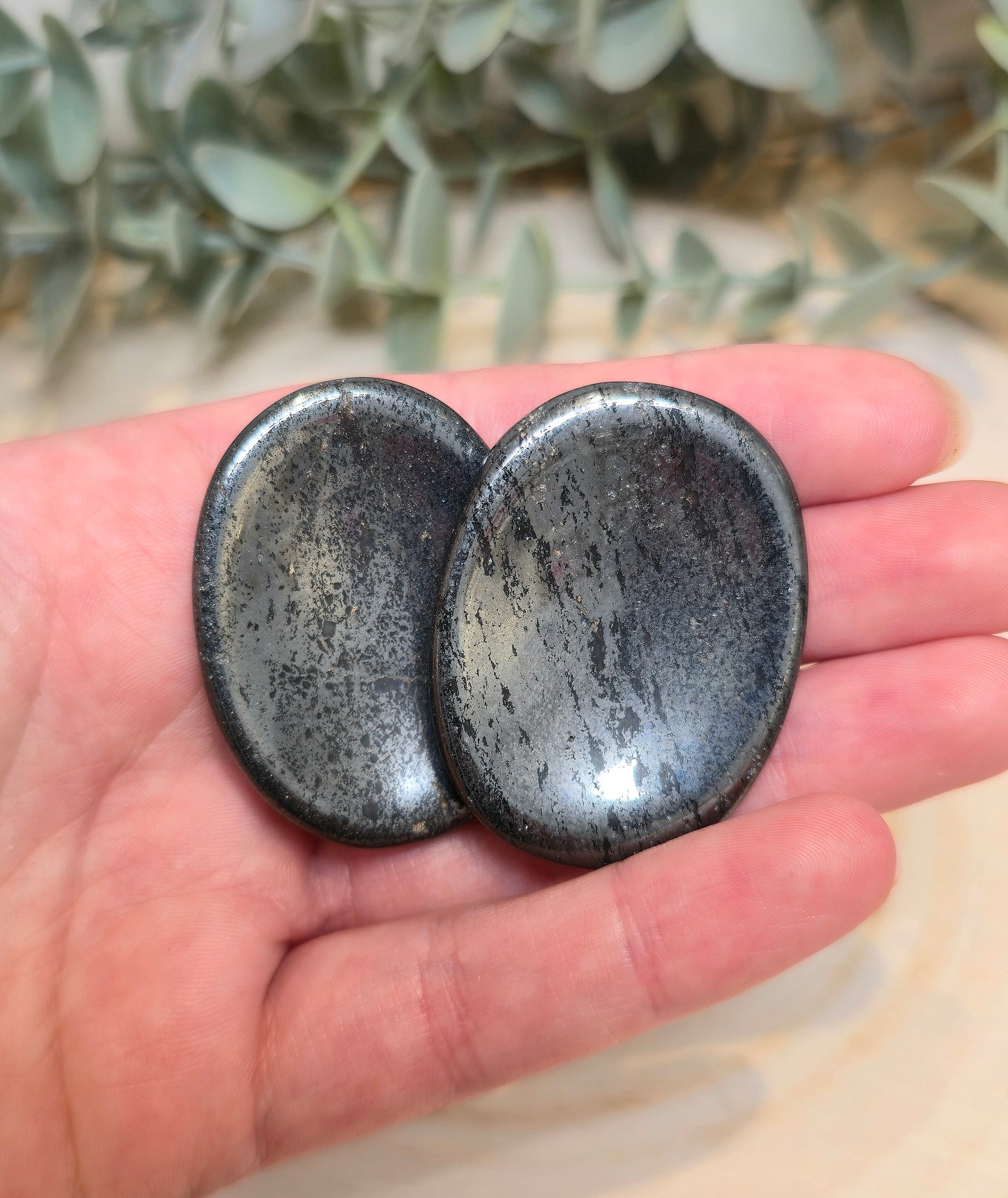 Hématite Worry stone