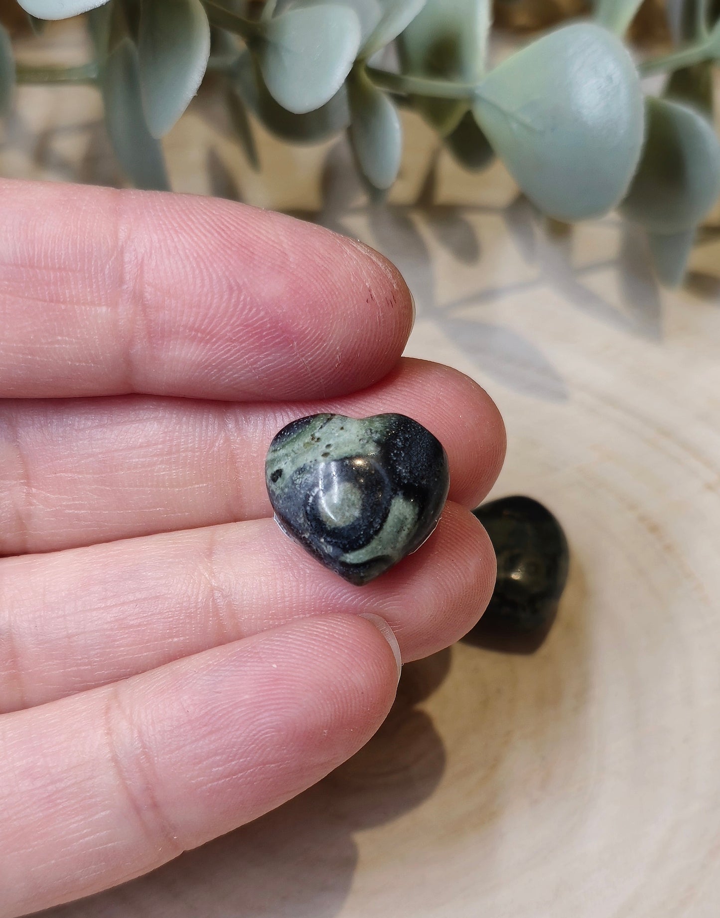 Mini Coeur en Jaspe Kambaba