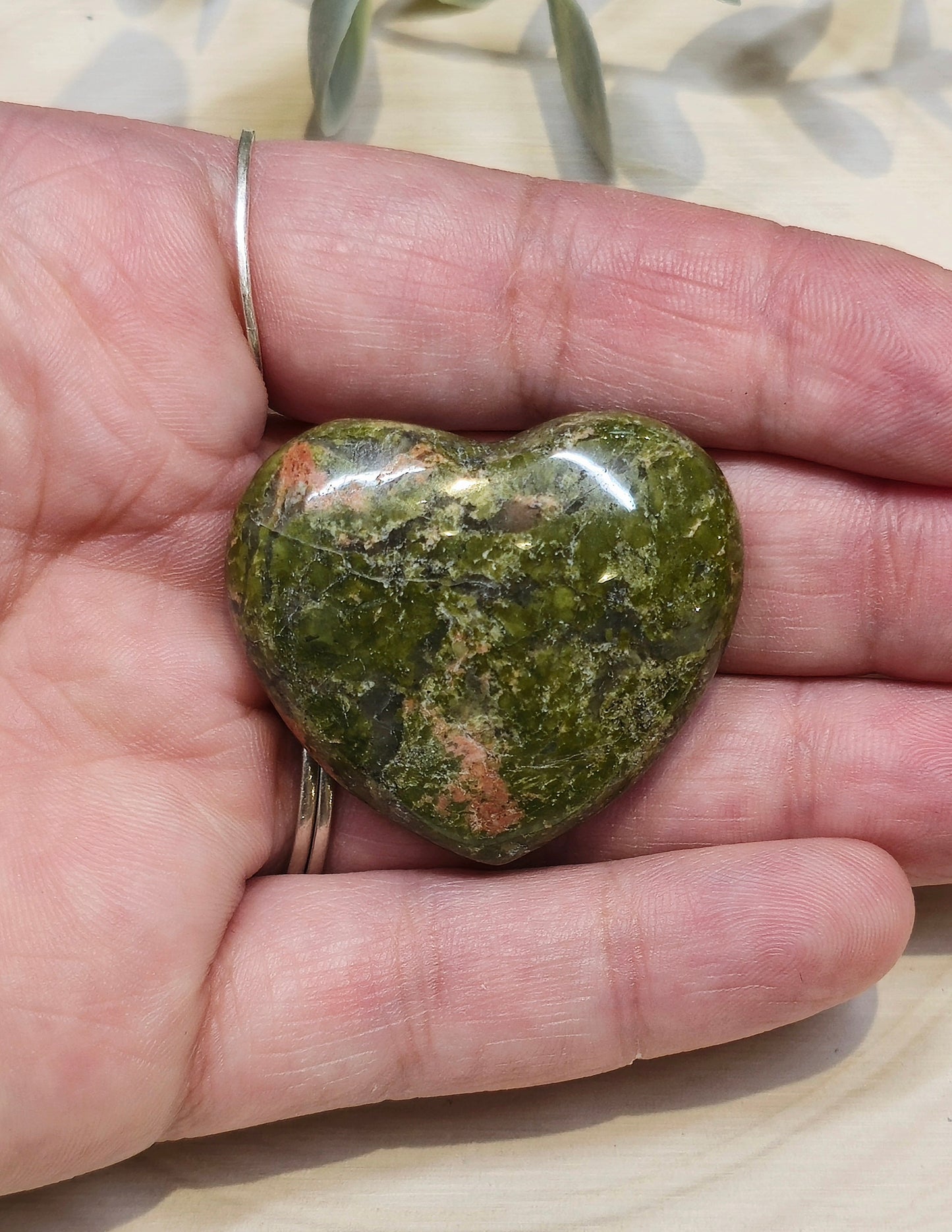 Coeur en Unakite