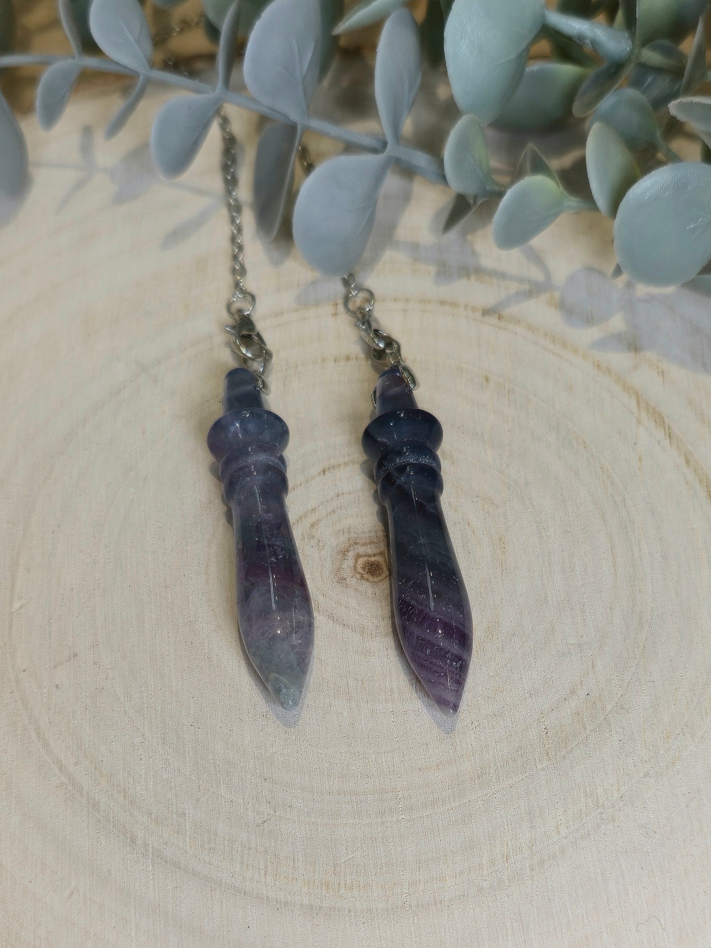 Pendule Égyptien en Fluorite