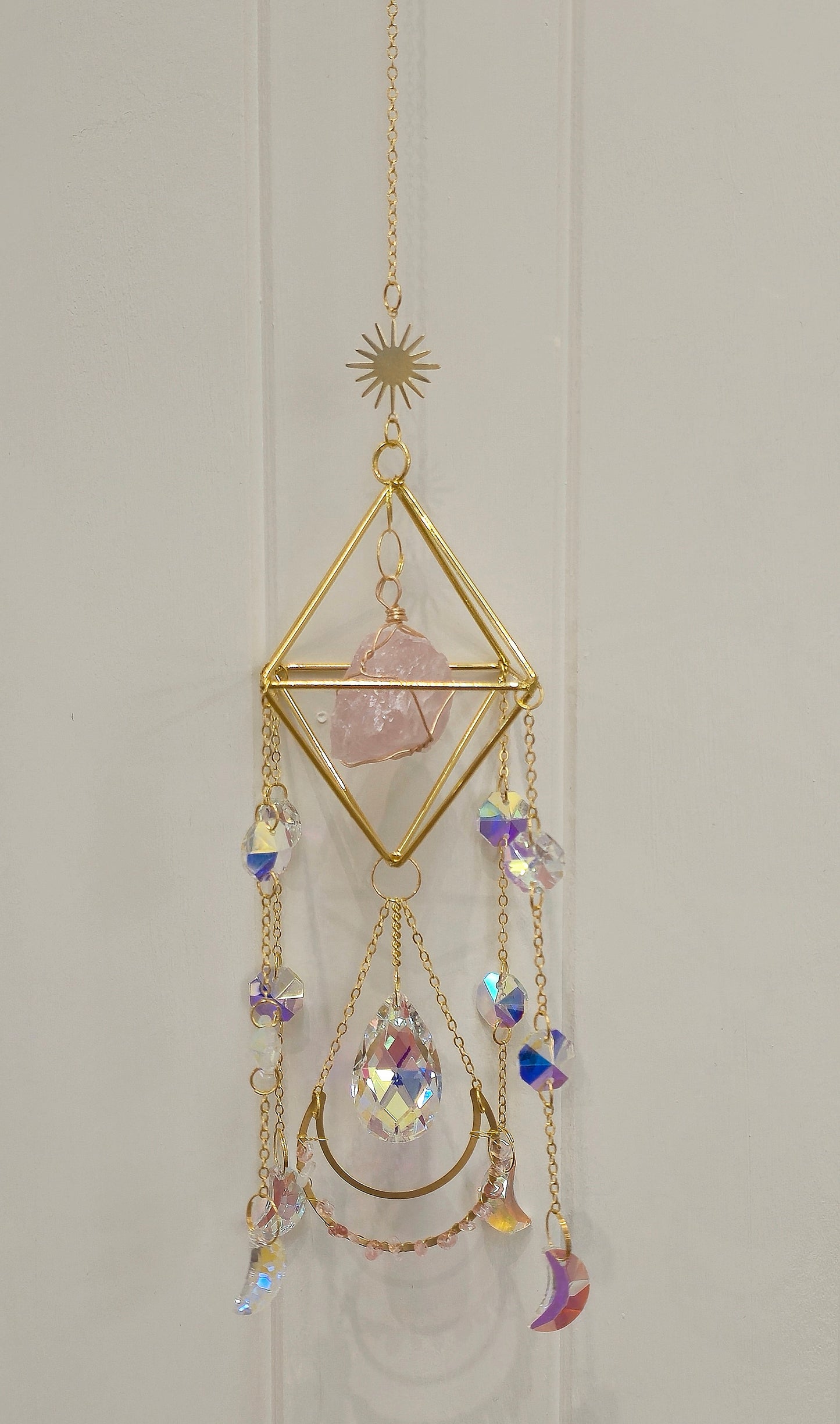 Capteur de lumière Quartz rose