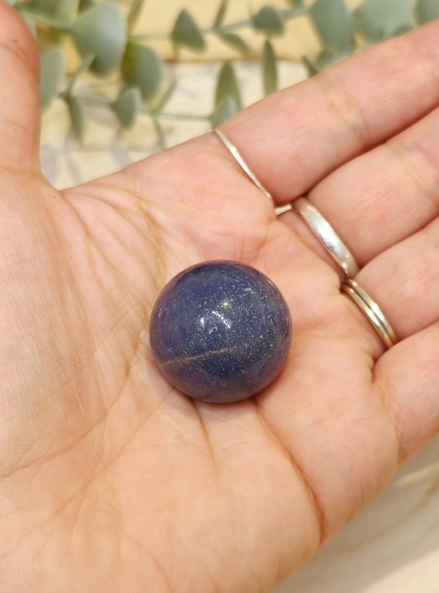 Sphère Aventurine bleue