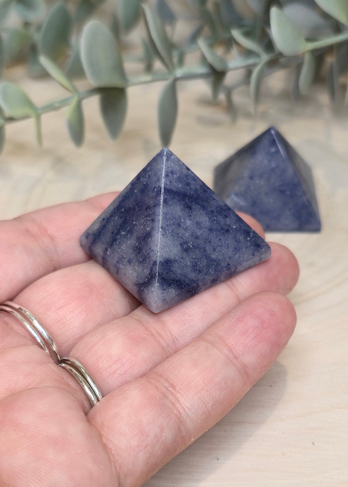 Pyramide Aventurine bleue
