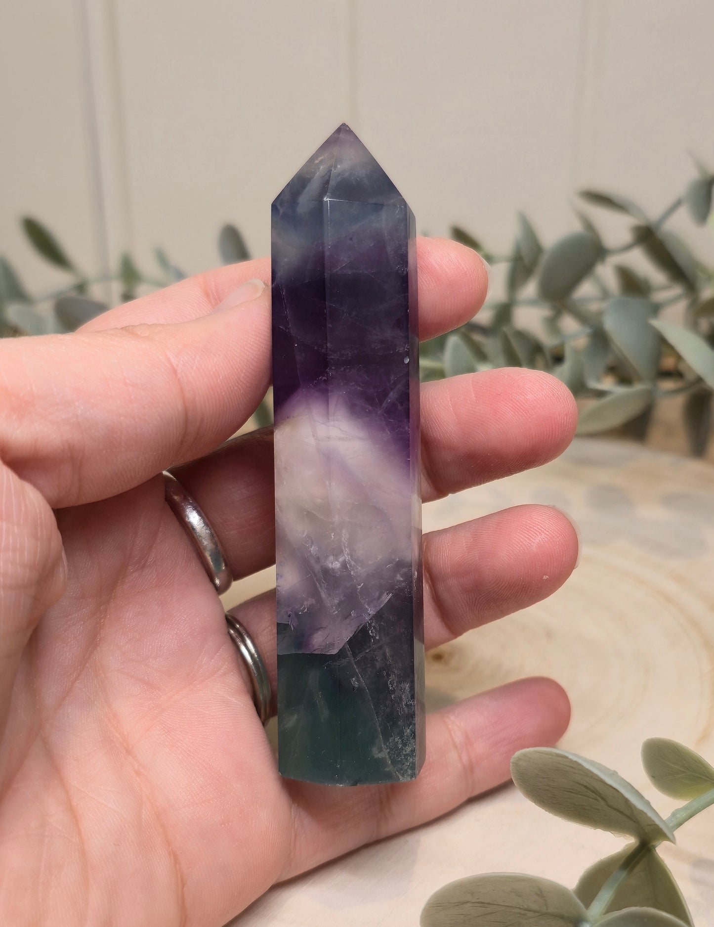 Pointe en Fluorite