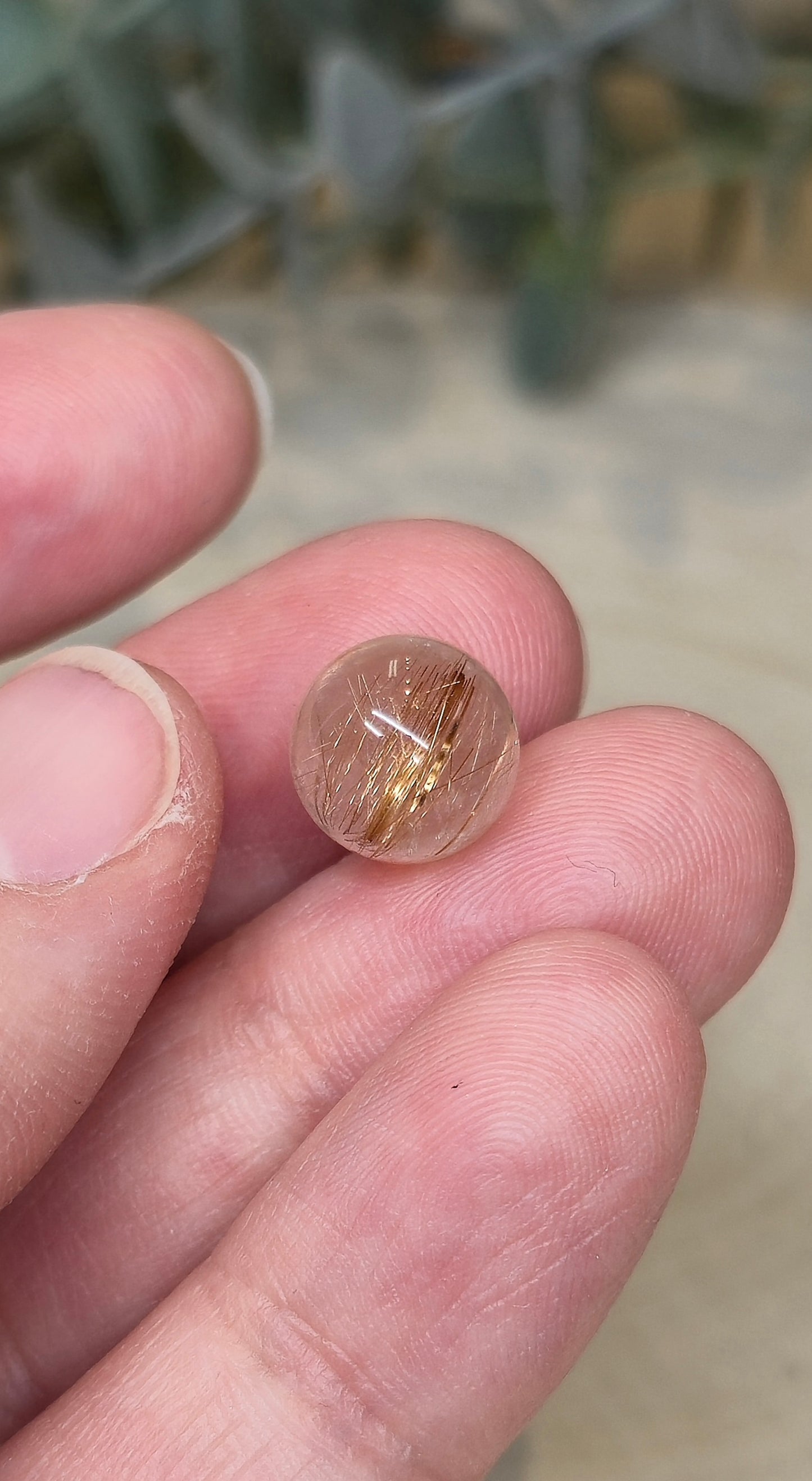 Sphère Quartz rutilé