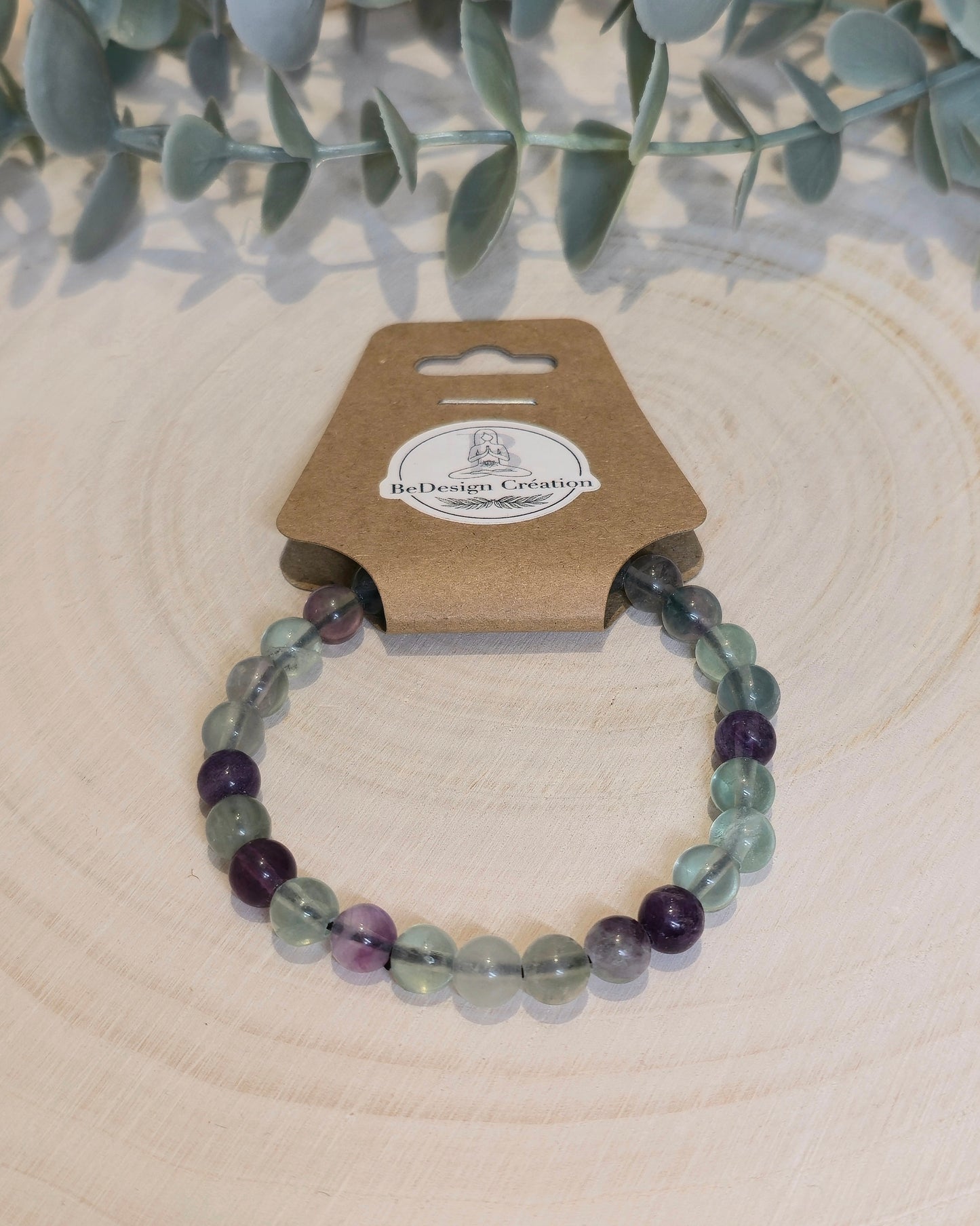 Bracelet Fluorite 6mm