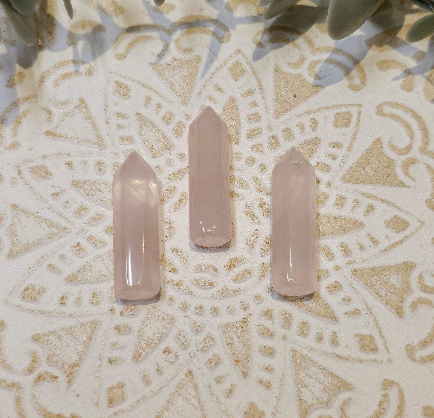 Mini Pointe en Quartz rose