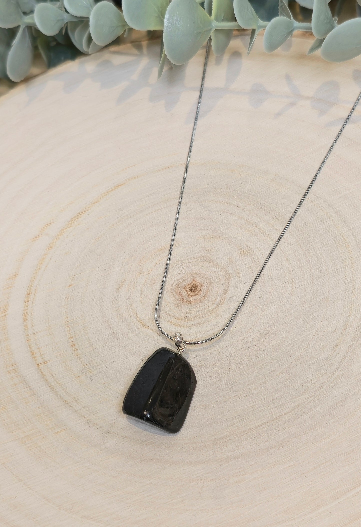 Collier Hyperstène barattée
