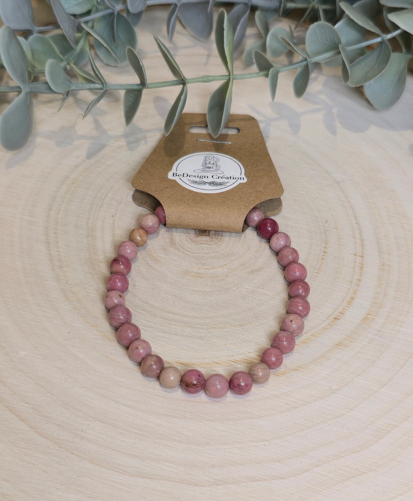 Bracelet Rhodonite 6mm
