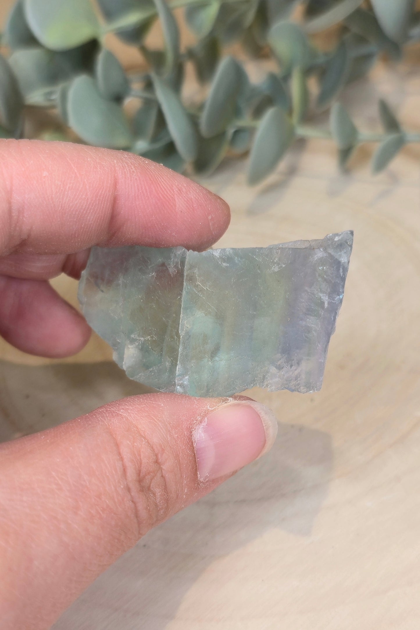 Fluorite verte brute du Mexique