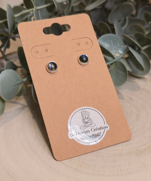 Boucles d'oreilles Labradorite