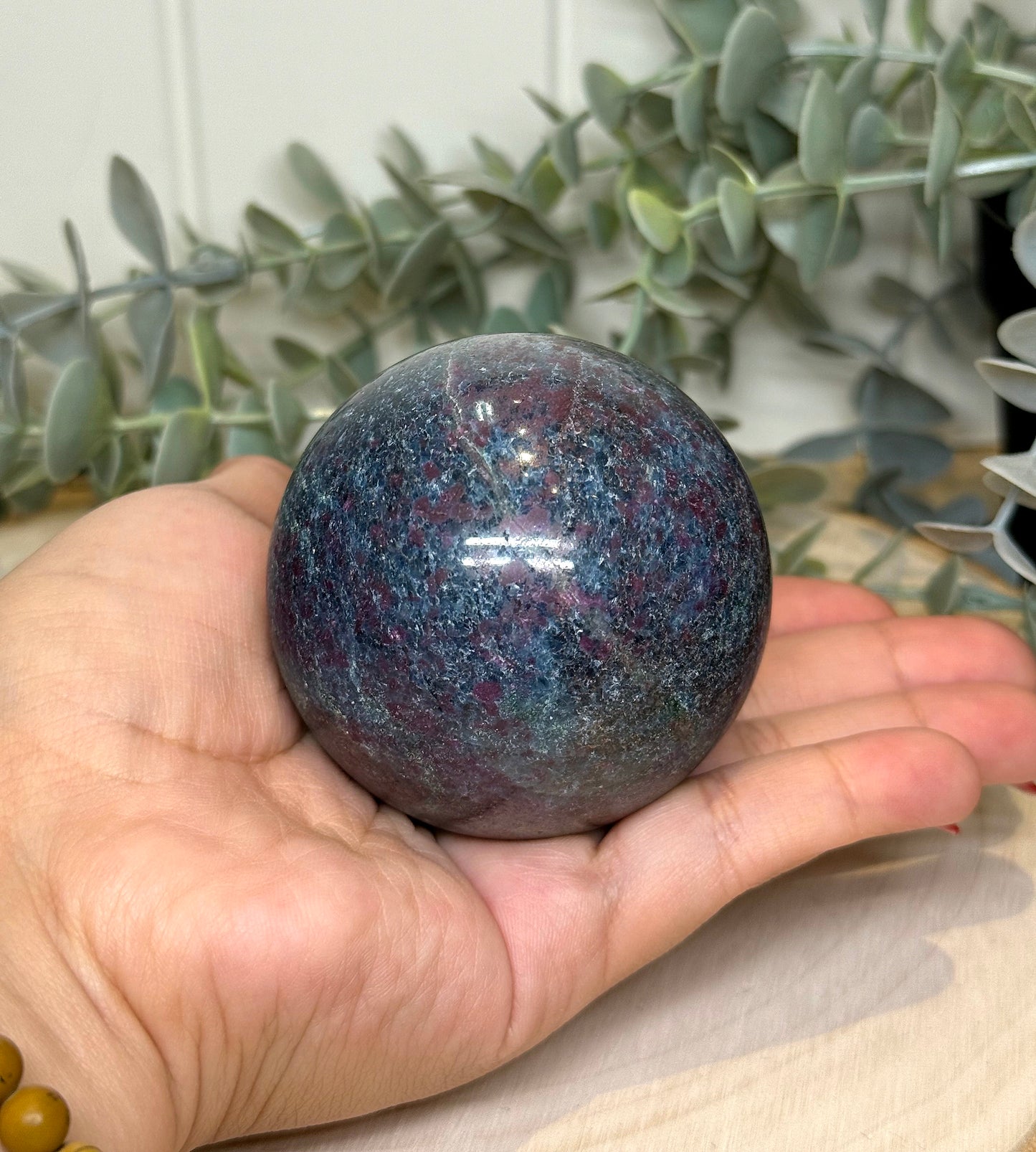 Sphère Rubis Kyanite