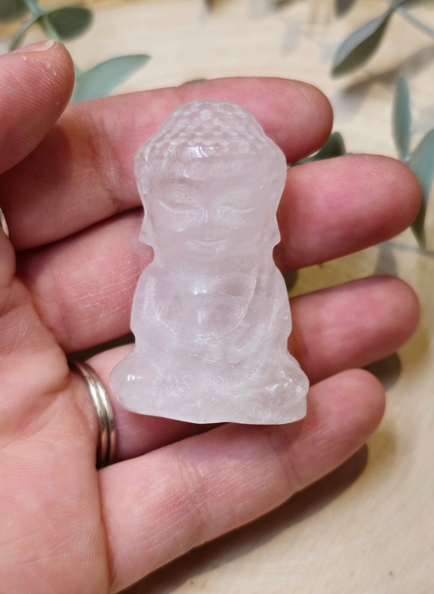 Bouddha Quartz clair