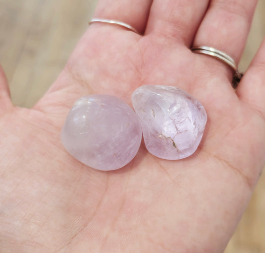 Quartz lavande barattée