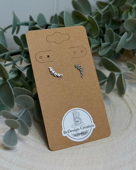 Boucles d’oreilles Feuillage