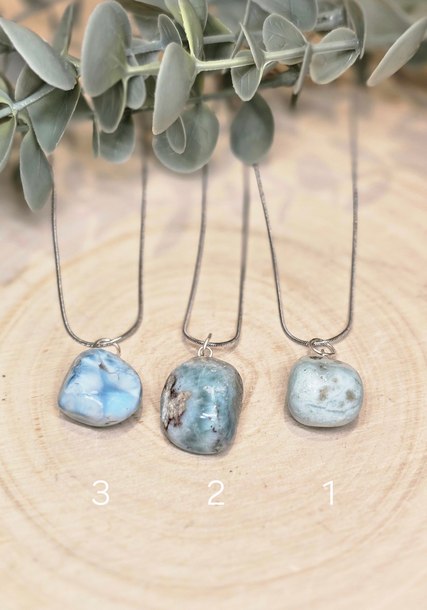 Collier Larimar barattée
