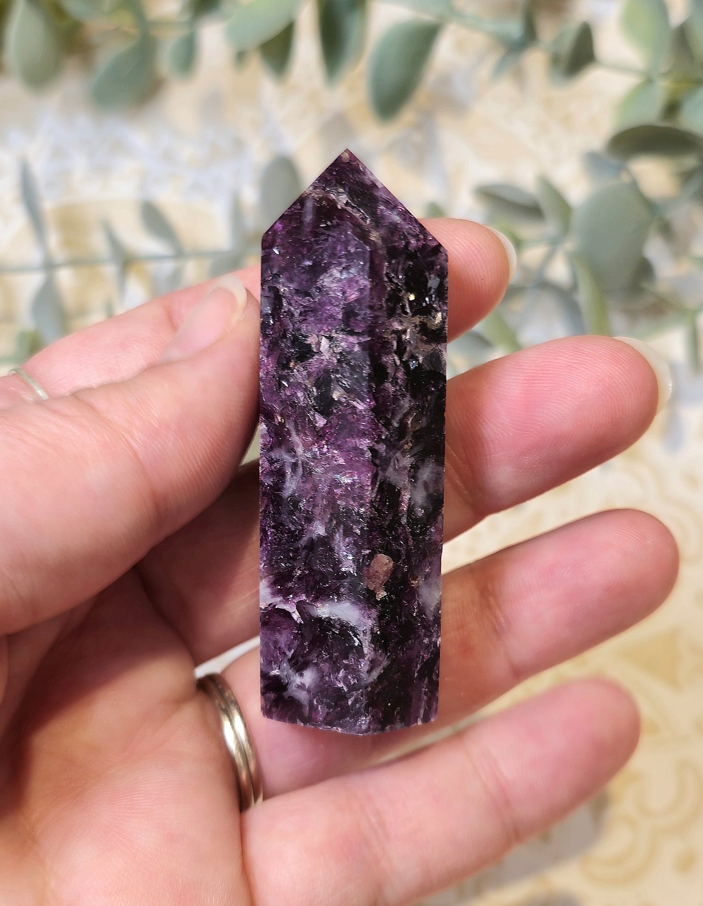 Pointe Mica mauve