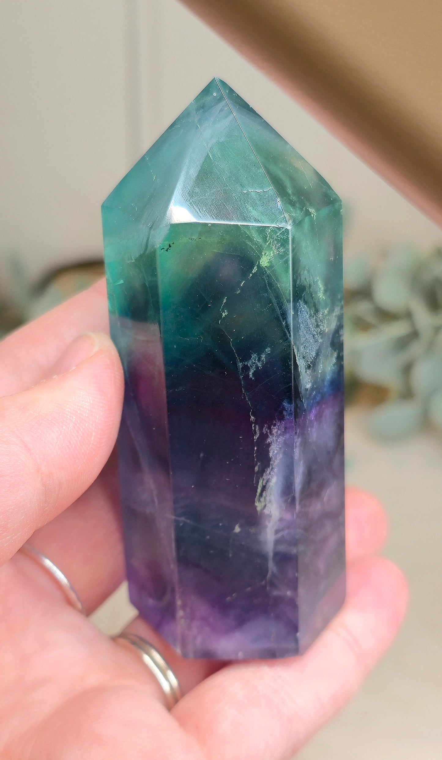 Pointe en Fluorite AA