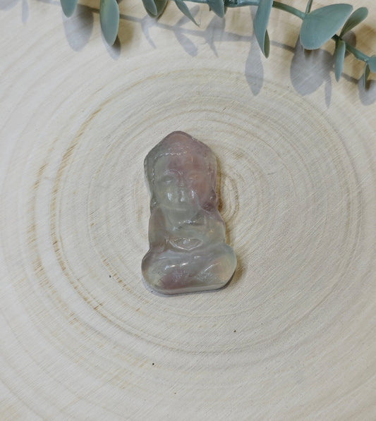 Bouddha Fluorite de poche