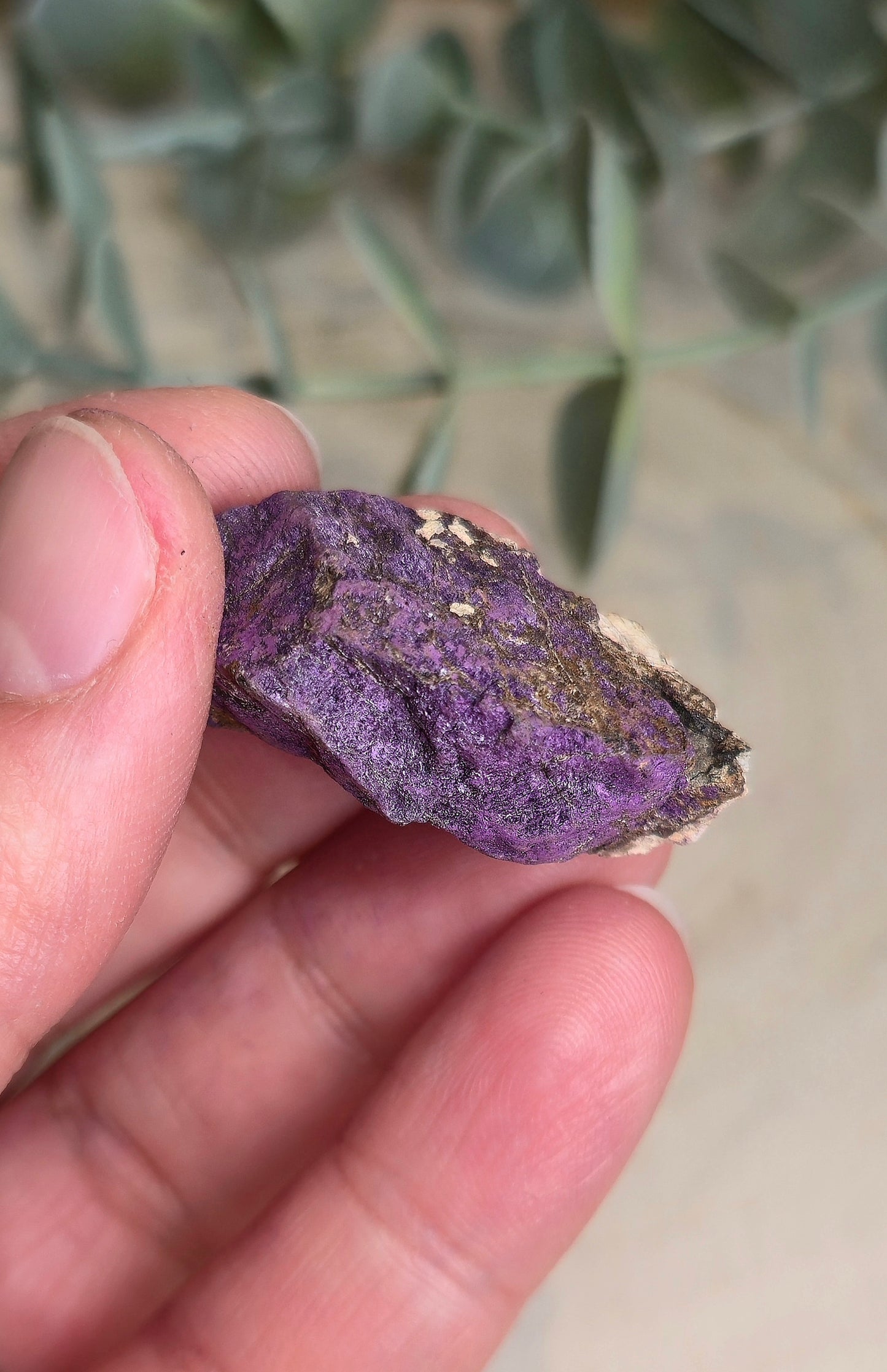 Purpurite brute du Brésil