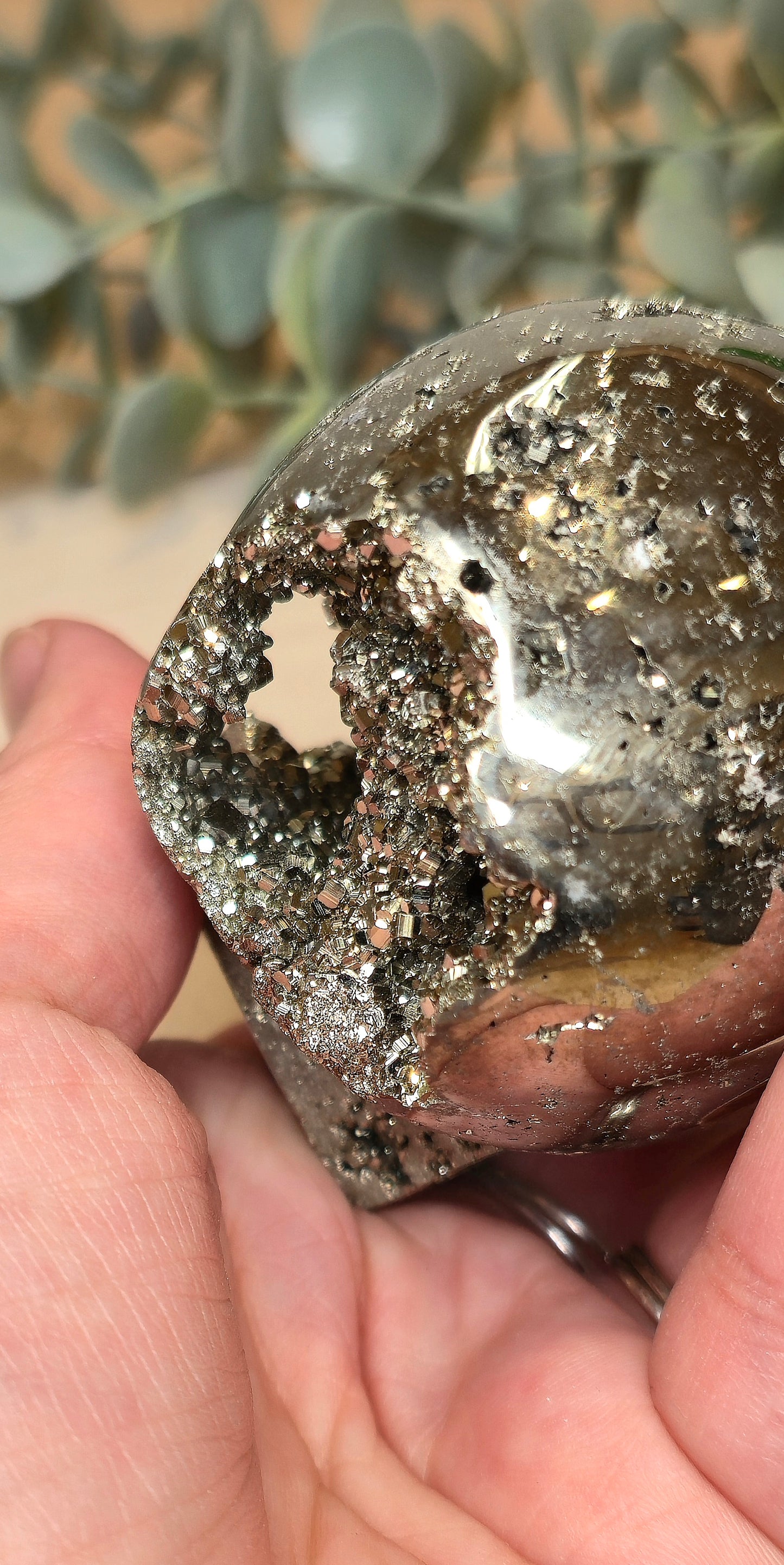 Crâne Pyrite du Pérou