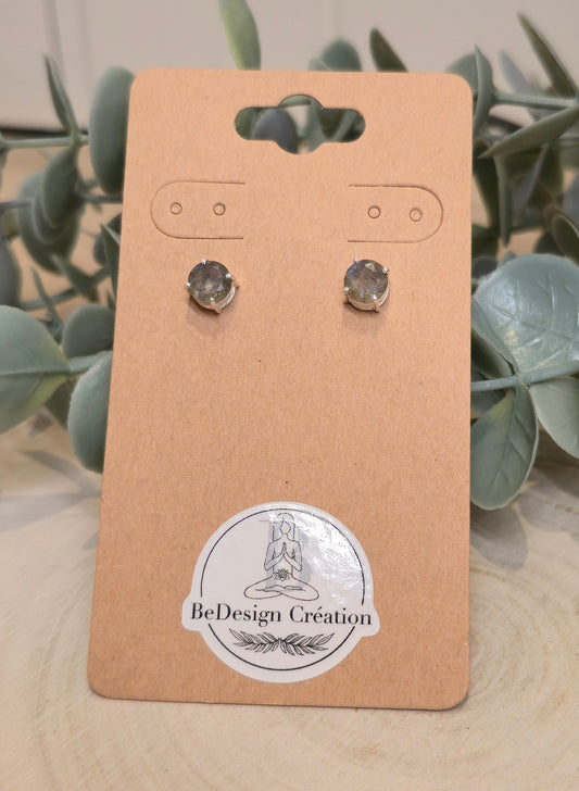 Boucles d'oreilles Labradorite