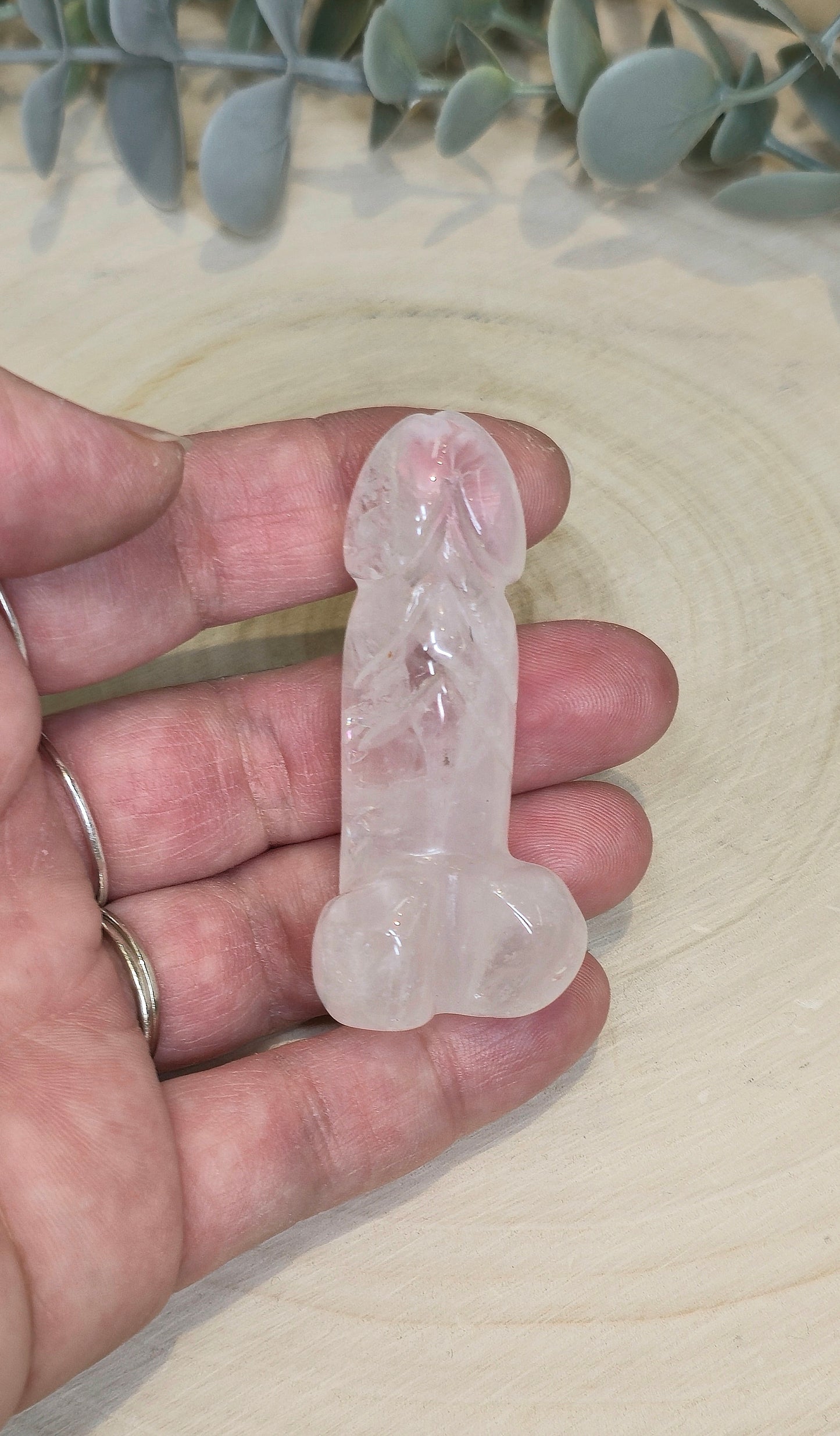 Pénis en Quartz clair
