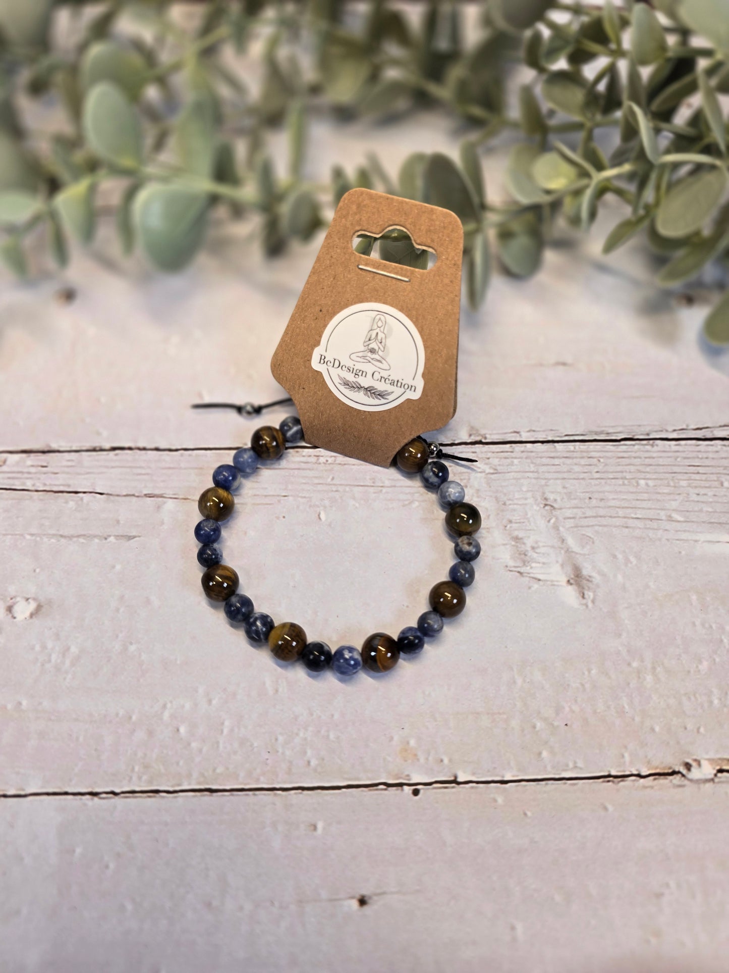 Bracelet avec pierres - création unique