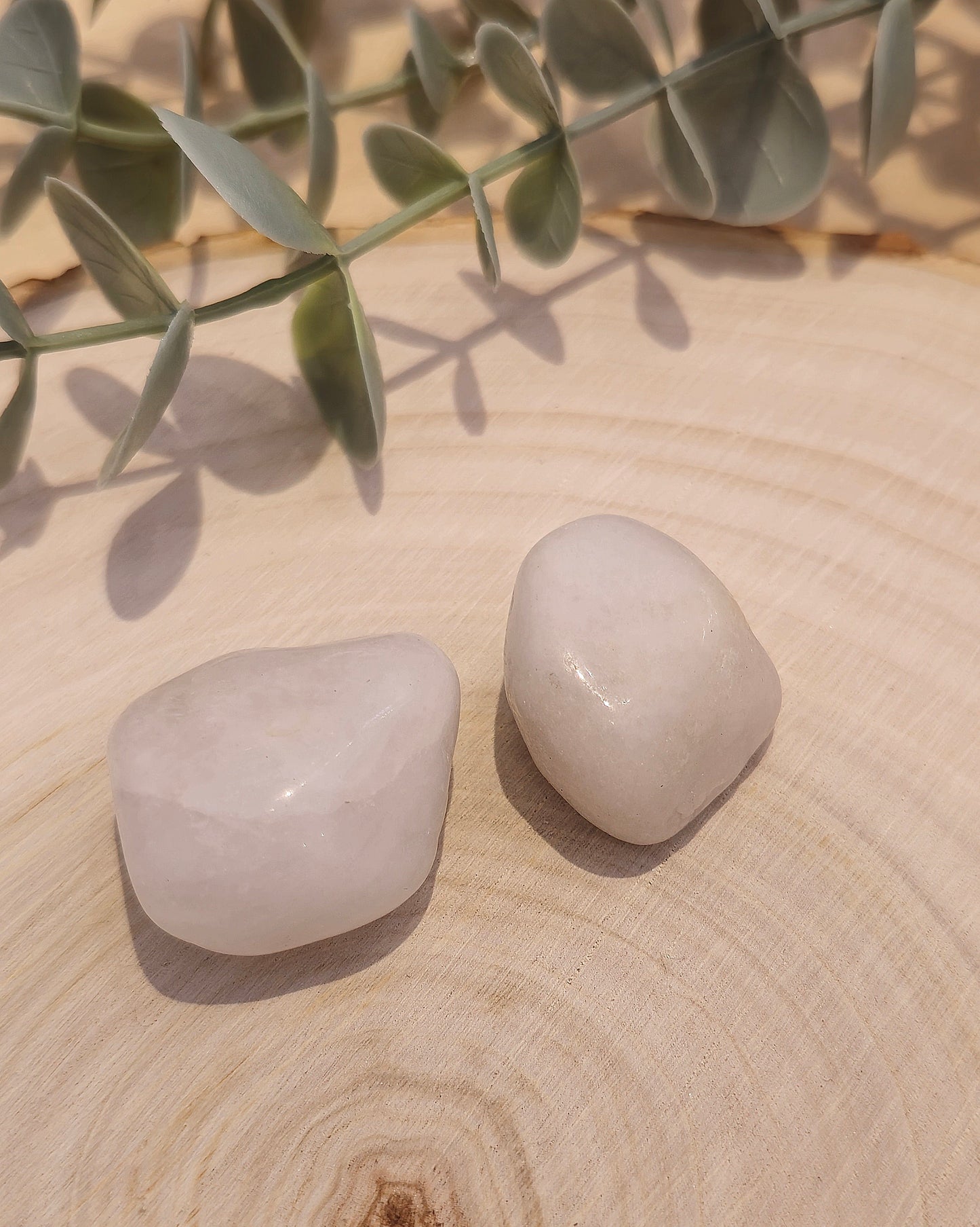 Quartz laiteux barattée