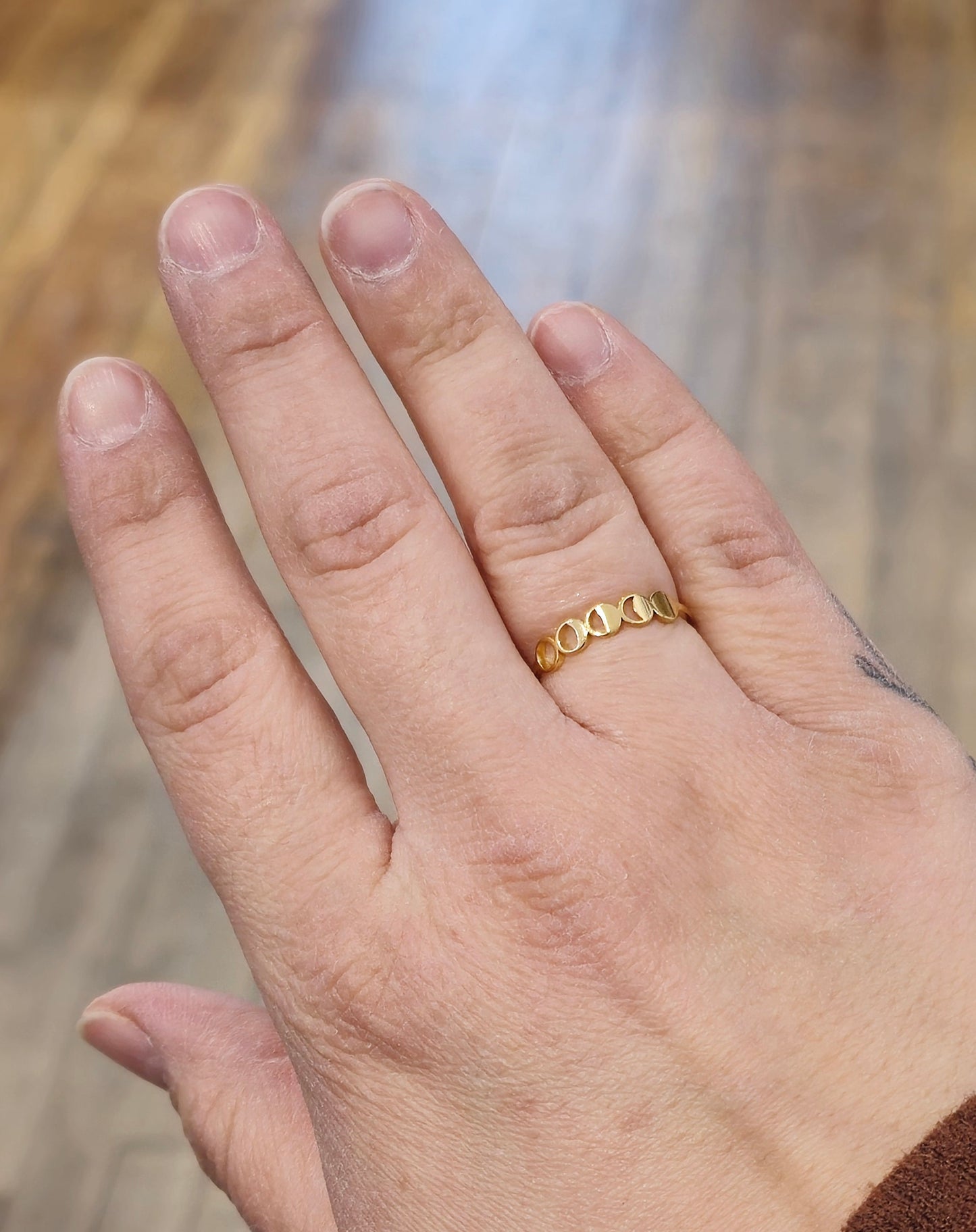 Bague Phase de lune gold