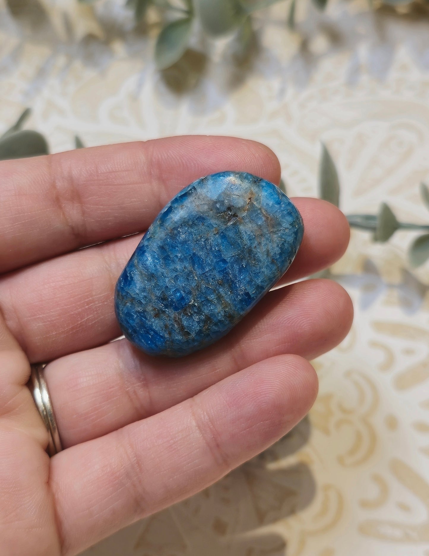 Pierre de paume en Apatite