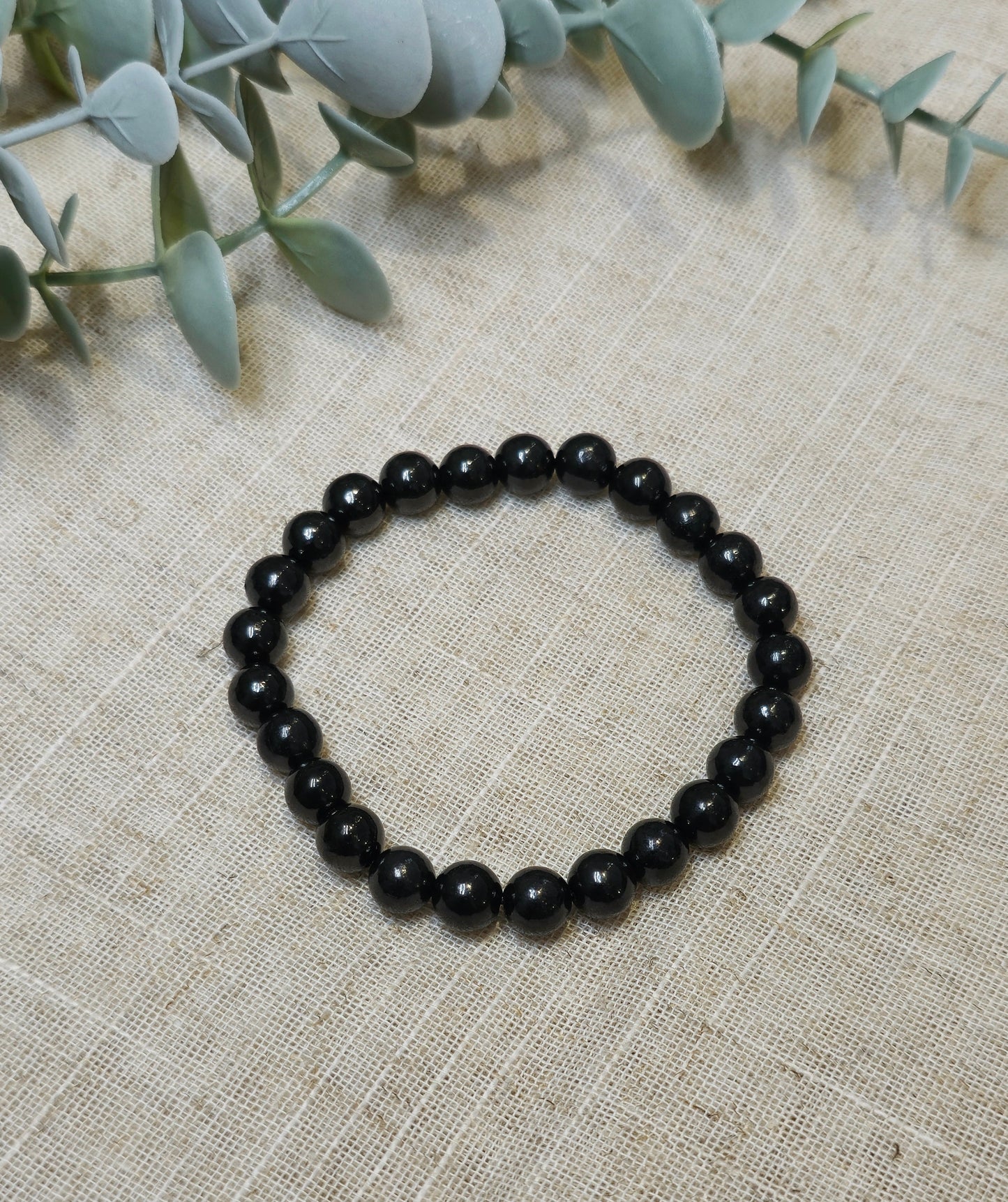 Bracelets avec pierres précieuses - Shungite 8mm