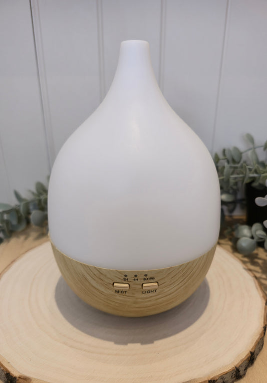 Diffuseur style Bois et blanc