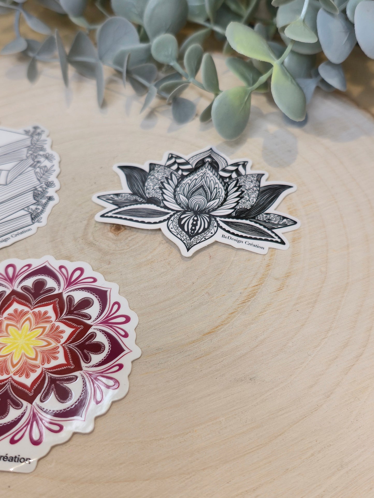 Autocollants en vinyle