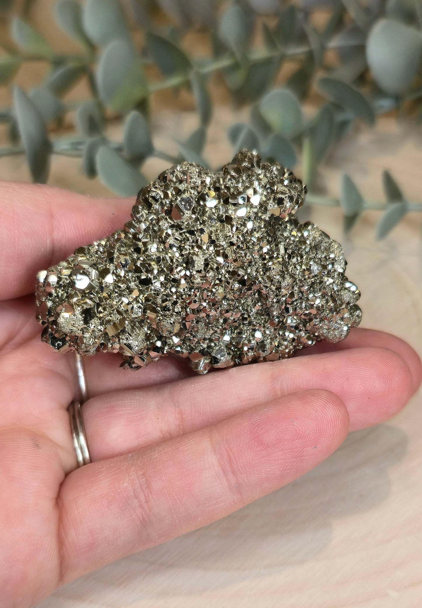 Pyrite brute du Pérou